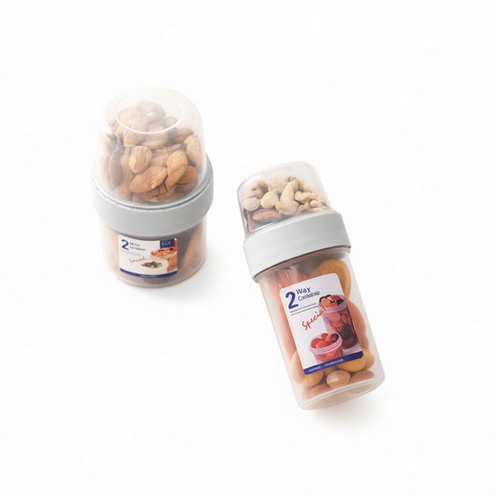 Baby Food Jars With Lids - علبة حفظ الطعام المزدوجة الطبقات المحمولة،