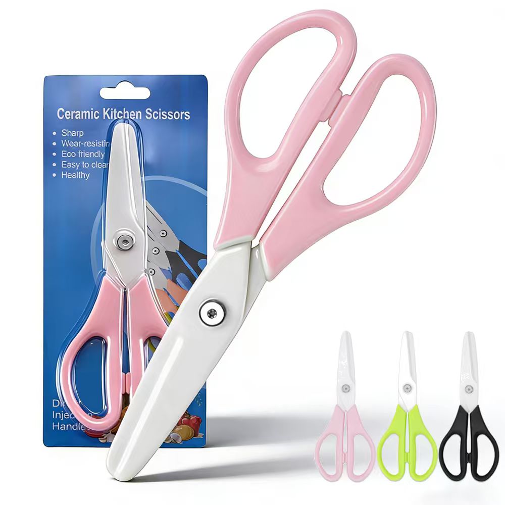 Dobeli 8 بوصة زركونيا السيرامي - مراجعة Baby Food Scissors وسعره