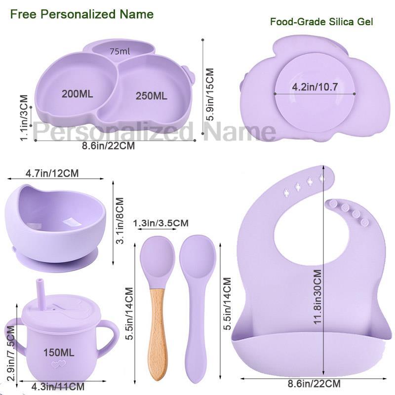 طقم أطباق مجزأة على شكل أرنب م - مراجعة Baby Food Menu وسعره