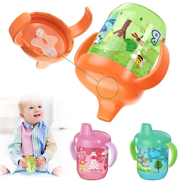 لطيف كوب منقار البط الطفل تعلم - مراجعة Baby Food Jars With Lids وسعره